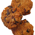 Integrali con avena, mirtilli, uvetta e noci