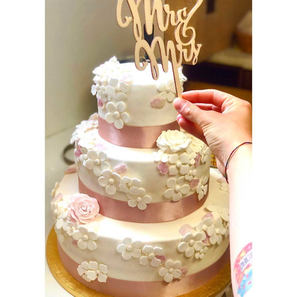 Torta matrimonio a 3 piani